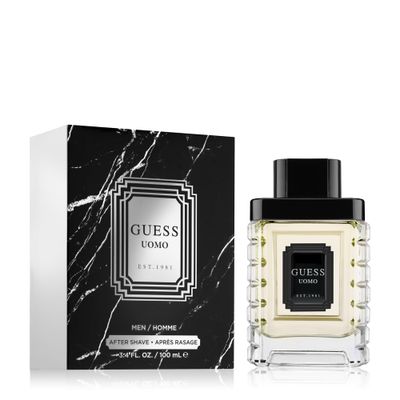 GUESS Uomo After Shave For Men, 3.4 Fl. Oz., Fresh &amp; Elegant Fragrance