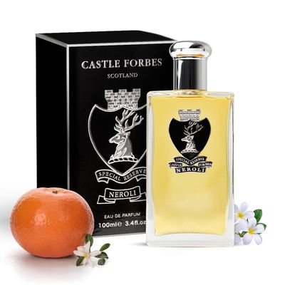 Neroli Special Reserve Mens Cologne by Castle Forbes, 100ml | Luxurious, Elite Fragrance with Precious Essential Oils | Paraben-Free, Cruelty-Free, Handmade Badge, Limited Batches