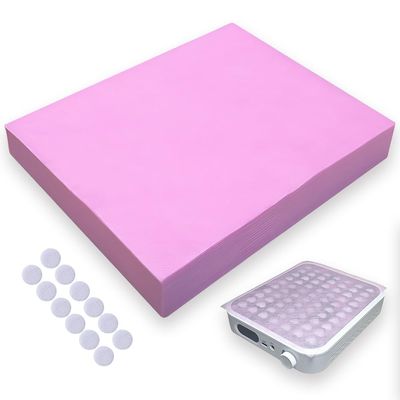 Hasakhi 200 Sheets Nail Dust Collector Filter Paper with 12 Pcs Velcro Disposable Nail Dust Filters for Most of Nail Dust collector Machine Nail Tech Nail Supplies Accessories for Nail Salon&amp;Home