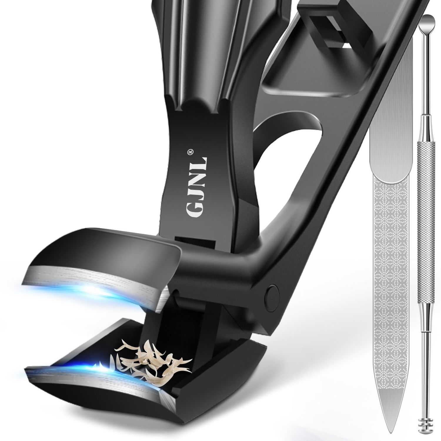 Angled Head Nail Clippers for Men - Toenail Clippers for Seniors Thick Toenails