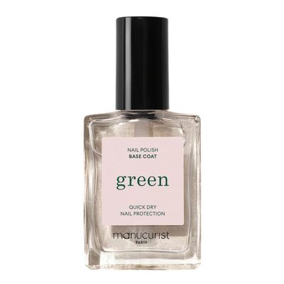 Manucurist Green Base coat Nail Polish base 12-free 78.5 Plant-Based Ingredients Made in France 0.5 fl oz