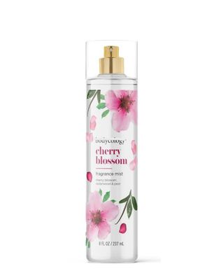 Bodycology Cherry Blossom Fragrance Mist, Floral Body Spray with Cedarwood and Pear, 8 fl oz