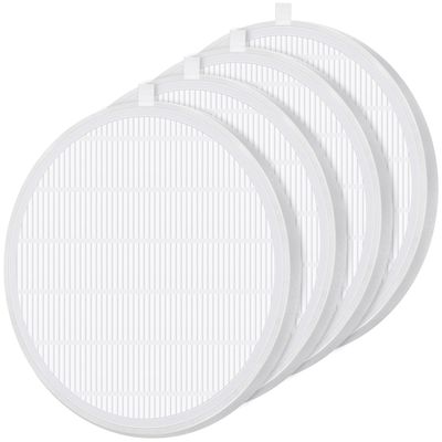 Juexica 4 Pcs Nail Dust Collector Filter Replacement Filter Reusable Dust Collector Filter No Spillin for Nail Machine Manicure Tools Salon Home Use