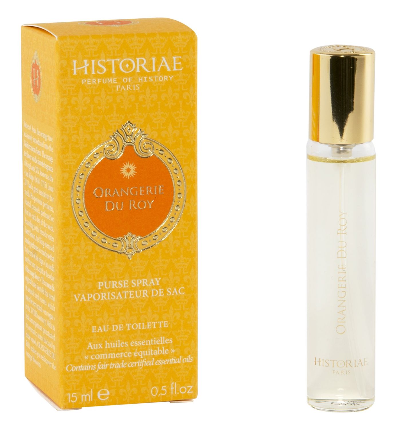 Historiae Orangerie Du Roy Eau de Toilette Purse size 15ml