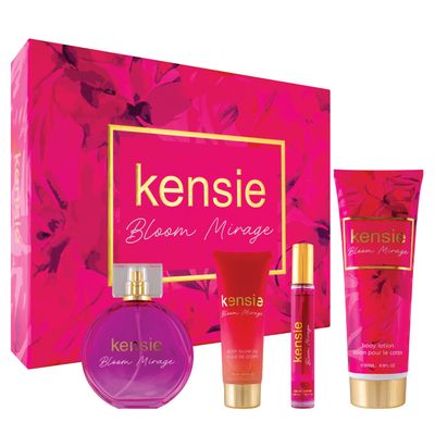 kensie Bloom Mirage EDP 4 Piece Gift Set, 3.4 fl. oz
