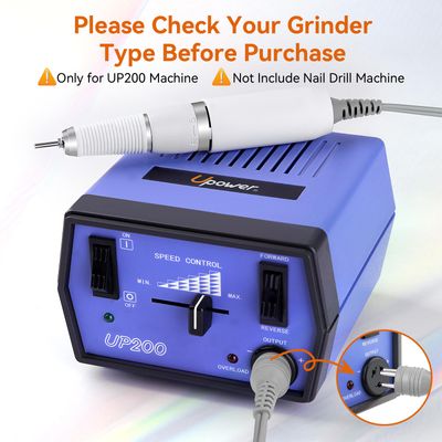 MAKARTT 30000RPM Electric Handpiece for Up200 Nail Drill Machine Professional E File 3 Pins White
