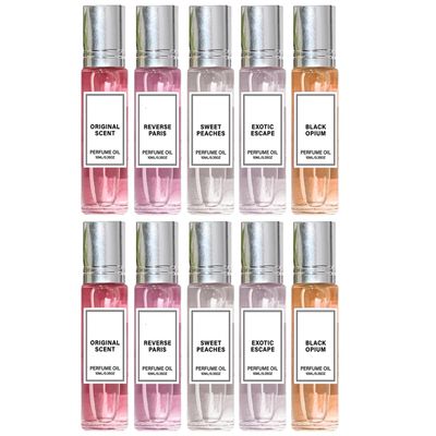 WSNPTUL Pheromone Perfume Collection, Roll On Pheromone Perfume for Women, Enhanced Scents, Long-Lasting Portable (5PC) (10PACK)