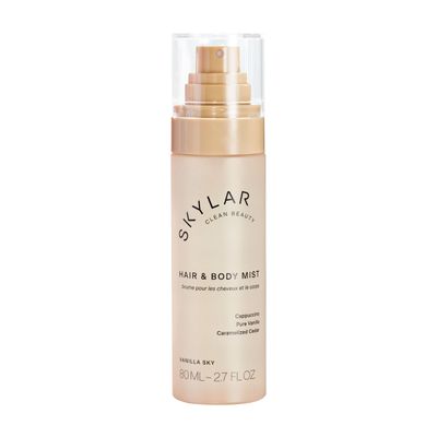 Skylar Vanilla Sky Hair &amp; Body Mist | Hypoallergenic &amp; Clean Fragrance | Vegan, Cruelty Free, and Safe For Sensitive Skin | 80 ML, 2.7 Fl Oz