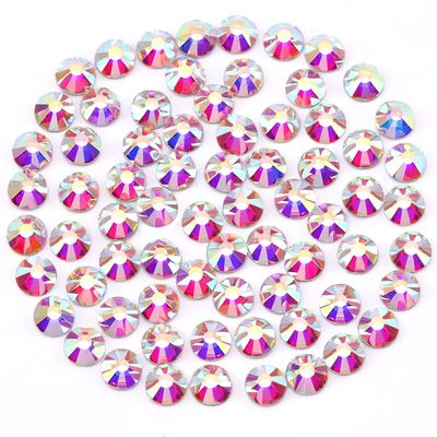 Novani Rhinestones 1440pcs SS20 Glass Rhinestones Crystal Flatback Gemstones for Crafts Nails Makeup Bags and Shoes DecorationSS20, Crystal AB