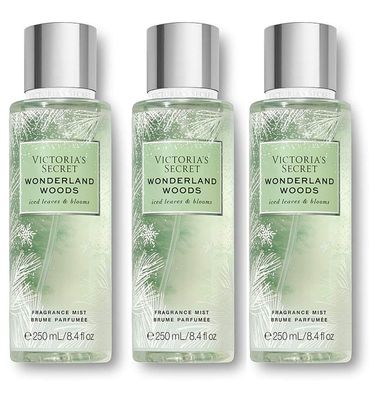 Victorias Secret Wonderland Woods Fragrance Mist Lot Of 3 (Wonderland Woods)
