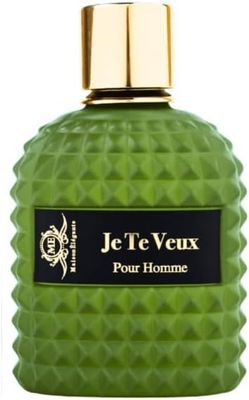 Maison Elegante Je Te Veux Homme Unisex Eau de Parfum Spray, 3.4 Ounce