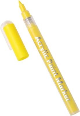 IMGDD Nail Polish Pen, 1 PCS Nail Art Pen, Nail Pencil, DIY Drawing Painting Pen, for Nails DIY (Yellow, 1pcs)