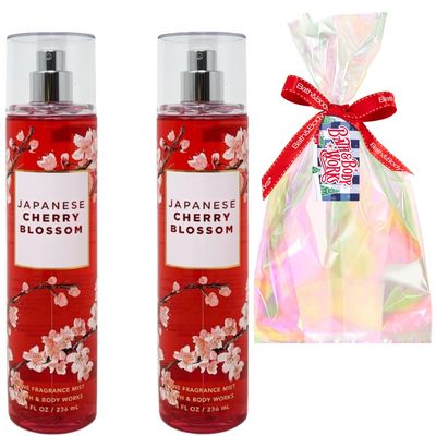 Set 2 Japanese Cherry Blossom Fine Fragrance Mist, Essence of Elegance 8 fl oz, Pack
