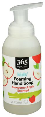 365 by Whole Foods Market, Kids Foaming Hand Soap, Awesome Apple, 12 Fl Oz