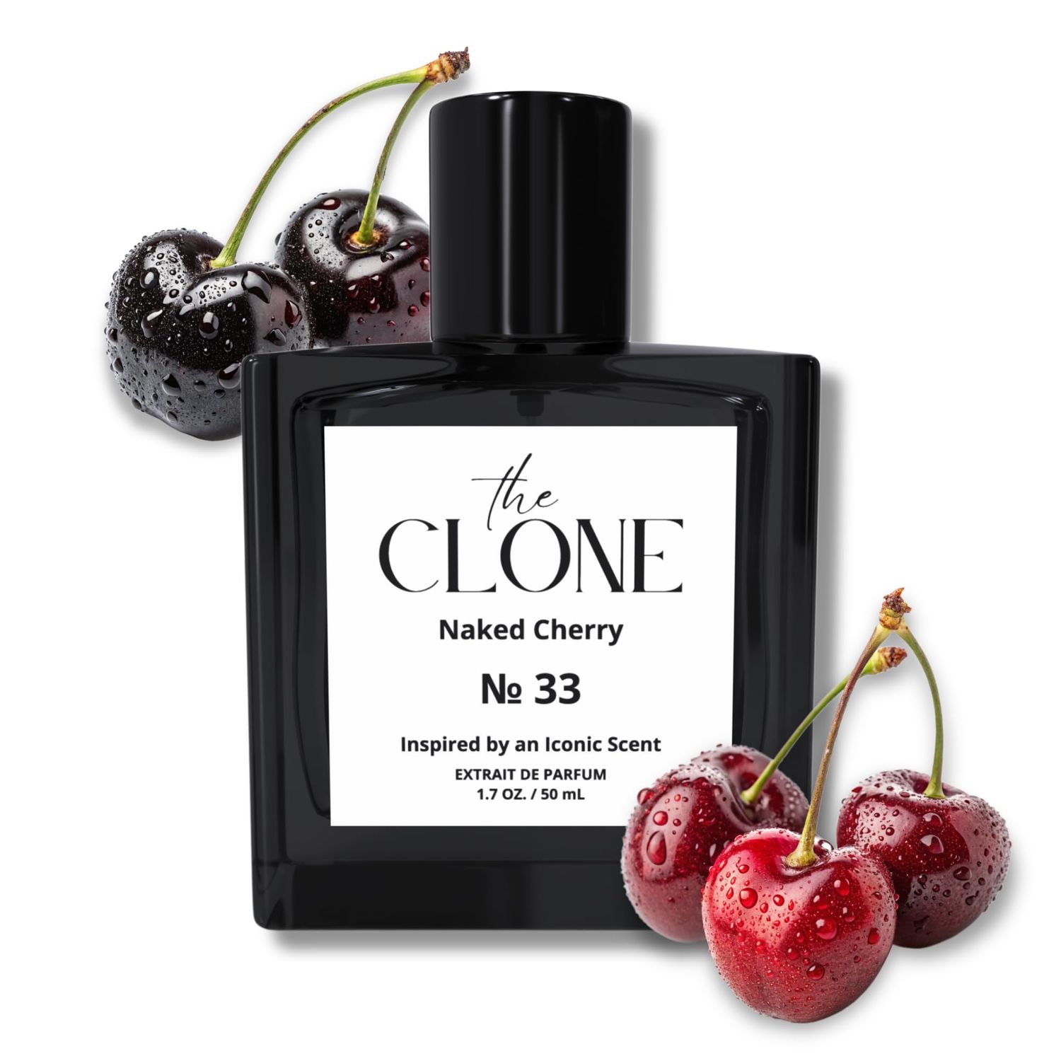 Clone, Naked Cherry 33, Inspired by Lost Cherry Perfume For Women Men Unisex, Extrait de Parfum, Fragrance Perfume Spray 1.7 Fl Oz (50ml)