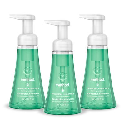 Method Foaming Hand Wash, Eucalyptus Rosemary, 10 fl oz, 3 pack