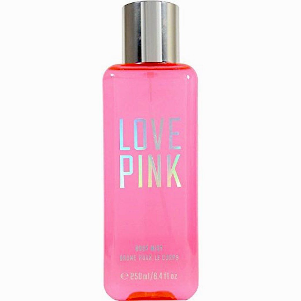 Victorias Secret Love Pink Body Mist 8.4 Ounce Full Size Retired Fragrance Spray