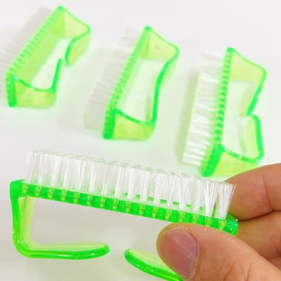 SQULIGT 4Pcs Nail Brushes for Cleaning Fingernails, Manicure Tools Scrub Brushes Kit, Toenail Brush to Clean Under Nails Pedicure Foot Small Brush Women Men (Green)