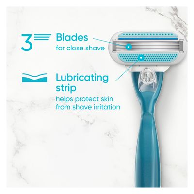Gillette Venus Smooth Womens Razor Blade Refills, 8 Count, Lubracated to Protect the Skin from Irritation