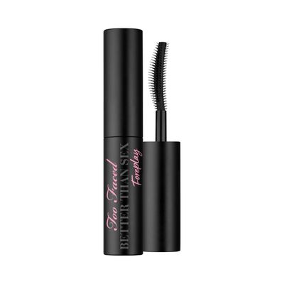 Too Faced Better Than Sex Foreplay Mascara Primer | Long Lasting Volumizing, Travel Size, 0.13 Fl Oz, Black