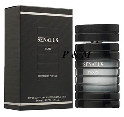 SENATUS BY PRESTIGIOUS PARFUMS COLOGNE FOR MEN 3.3 OZ / 100 ML EAU DE PARFUM SPRAY