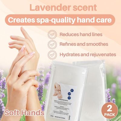 Paraffin Wax Refills for Paraffin Baths - 2 Pack Unscent Paraffin Wax Blocks For Hand And Feet,Machine Refills Bath Feet Dry Skin,Hydration and Moisturizing