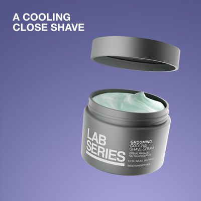 Lab Series Mens Grooming Cooling Shaving Cream with Menthol &amp; Shea Butter- Hydrates &amp; Protects Skin from Irritation - Skin Care for Men, 6.4 Ounce