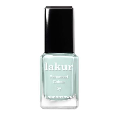 LONDONTOWN lakur Nail Polish - Chip-Resistant, Non-Toxic, Conditions &amp; Hydrates Nails | Glossy Cool Green, Mint No Chip, .40 fl oz