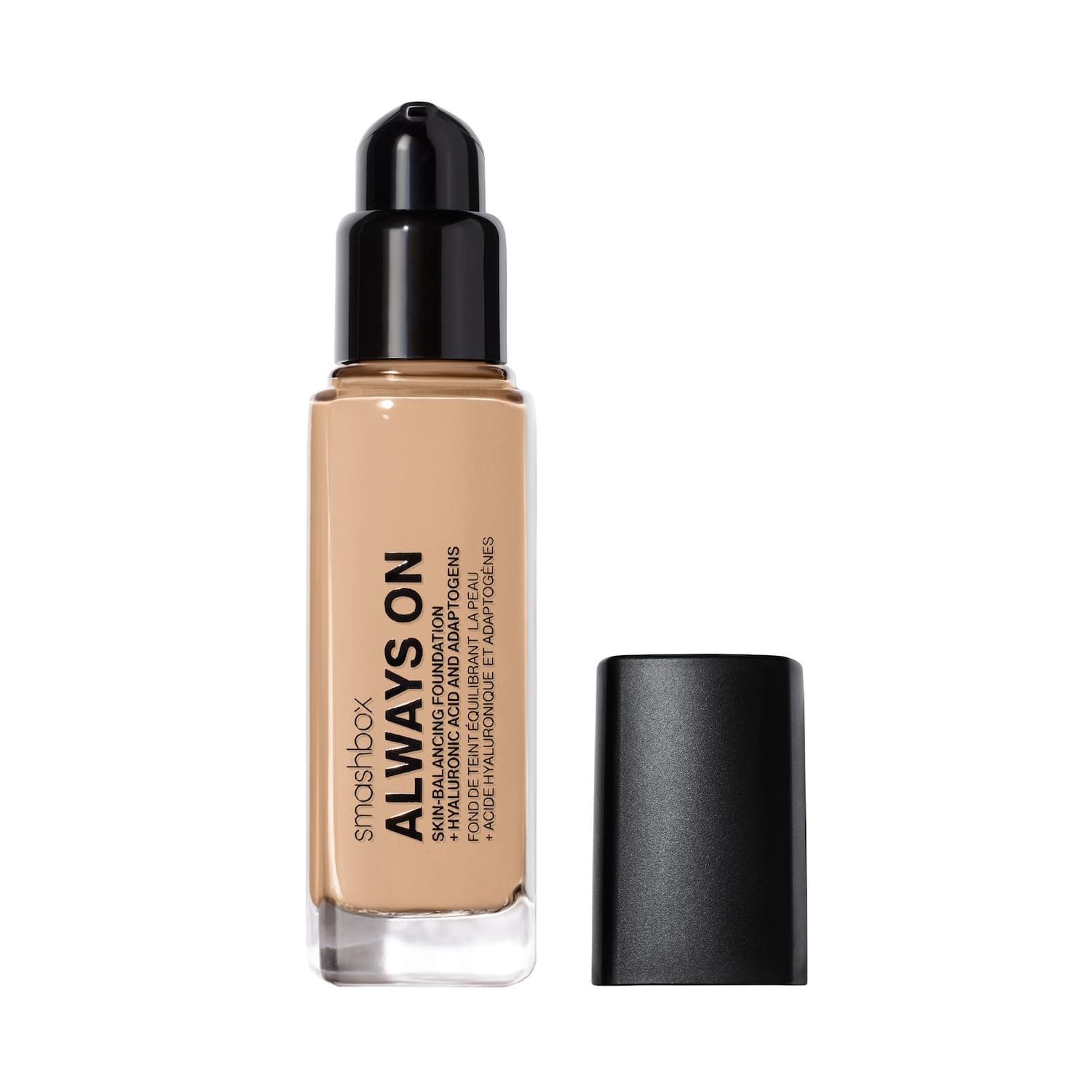 Smashbox Always On Foundation with Hyaluronic Acid | Medium-To-Full Coverage | Hydrating Long Lasting, 1 Fl Oz, L20N