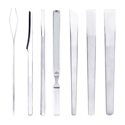 Ajiivao Pedicure Knife Set-7pack, Ingrown Toenail Knife Tools with Portable PU Storage Bag, Superior Steel Nail Knives Cuticle Remover, Professional Foot Repair Kit for Dead skin and Calluses