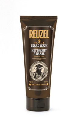 REUZEL Clean &amp; Fresh Beard Wash, Softens Beard, Cleanses and Moisturizes, Gentle, Non-Comedogenic, Vegan Formula, Light Citrus Mint Scent, For All Skin Types, 6.76 oz