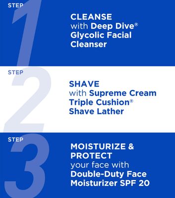 Jack Black - Supreme Cream Triple Cushion Shave Lather - PureScience Formula, Macadamia Nut Oil and Soy, Luxurious Shaving Cream, Hydrates Skin, Reduced Razor Burn- 9.5 oz.