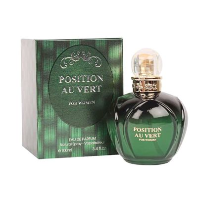 J &amp; H VARIETY PERFUME POSITION AU VERT, Eau de Parfum Natural Spray for Women, Elegant Scent, Daytime &amp; Casual Use, for all Skin Types, 3.4 Fluid Ounce