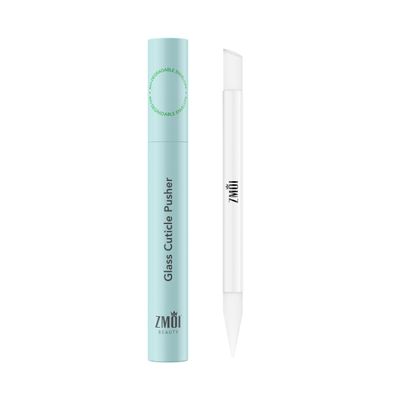 Glass Cuticle Pusher - Durable Crystal Glass Manicure Stick - Dual Ended Nail Cuticle Pusher - Professional Nail Care Must Have