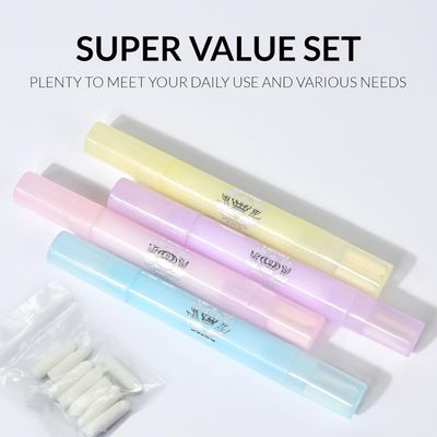 Nail Polish Corrector Pen, 4Pcs Nail Polish Remover Pen with 20pcs Tapered Refill Tips, Nail Polish Correction Nail Edge Cleaning Pen for Nail Art DIY