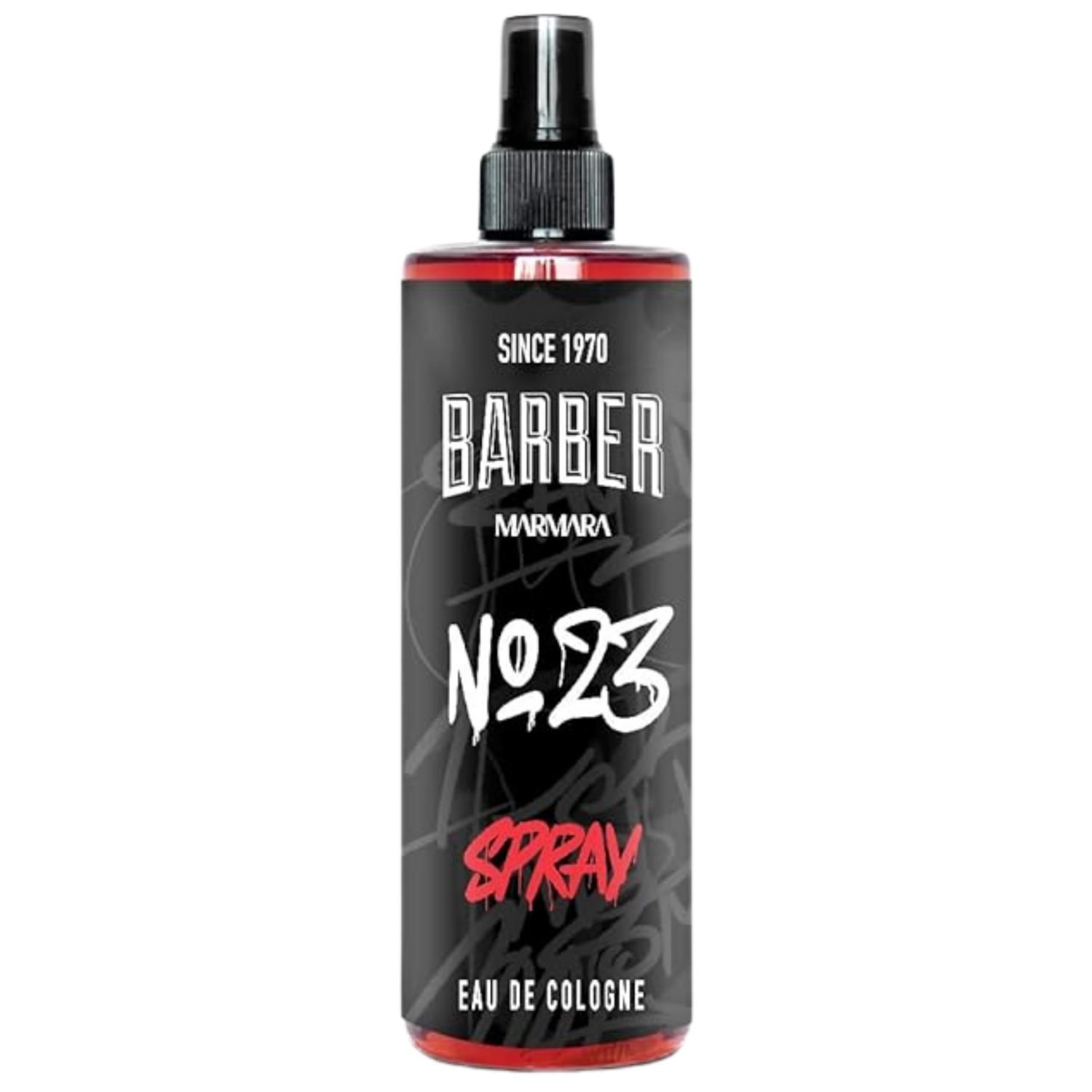 barber marmara Eau de Cologne Pump Spray Mens Graffiti After Shave Mens Fragrance Water Shaving Water Men Barber Mens Fragrances Body Spray Barbershop Travel Size (50 ml, No23)