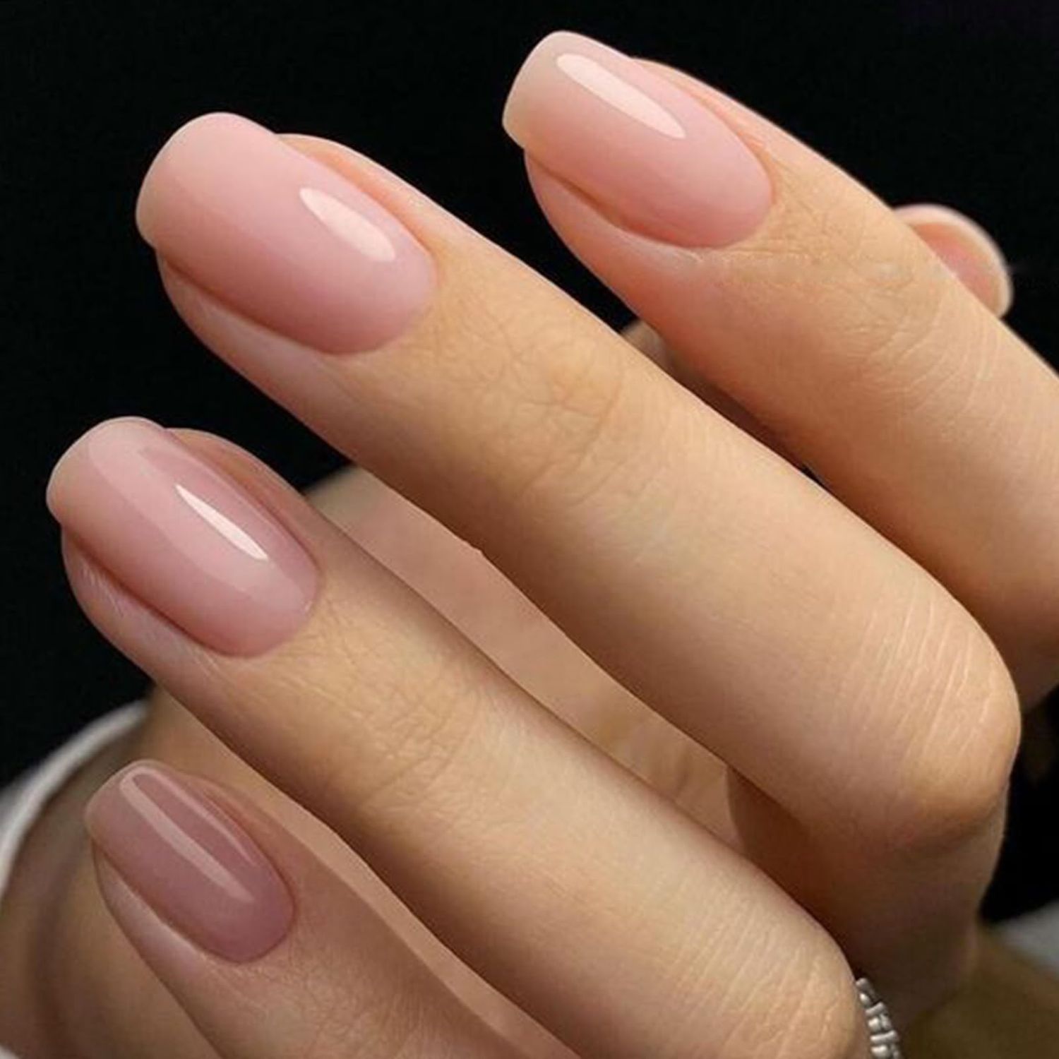 LoveOurHome 240pc Square Press on Nails Short Fake Nails Nude Glue on Nail Short Colored Acrylic Nails Press ons Nail Tips Full Cover False Nail Square Fingernail with Adhesive Tabs for Women Girls