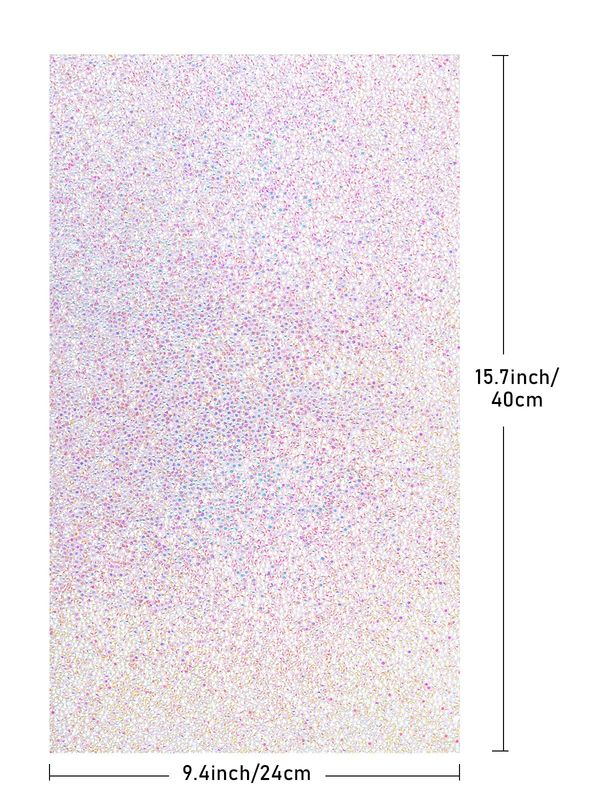 EBANKU Shiny Nail Art Table Mat - Foldable Hand Rest Pillow, Washable Salon Practice Holder