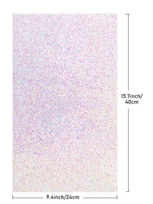 EBANKU Shiny Nail Art Table Mat - Foldable Hand Rest Pillow, Washable Salon Practice Holder