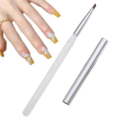 WOKOTO 1 Pcs Triangular Pyramid Nail Brush For Acrylic Nails Acrylic Brushes For Nails Art Triangle Brushes Painting Nails Polish Brushes Detail Nail Painting Brushes Tools Tools Nail Liner Brushes