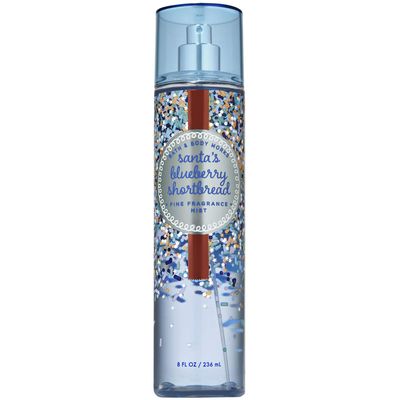 Bath and Body Works Santas Blueberry Shortbread Fine Fragrance Mist 8 Ounce Full Size 2019