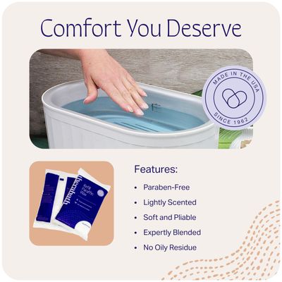 Therabath Paraffin Wax Refill - Thermotherapy - Use to Relieve Arthritis Discomfort, Stiff Muscles &amp; Dry Skin - For Hands, Feet, Body - Deeply Hydrates &amp; Protects - Made in USA, 6 lb. Lavender Harmony