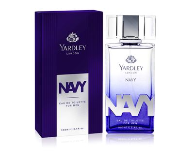 Yardley Navy by Yardley London Eau De Toilette Spray 3.4 oz