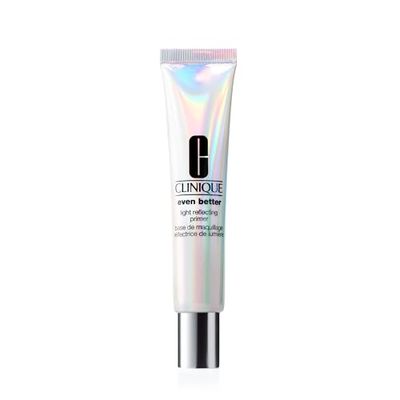 Clinique Even Better Light Reflecting Face Primer With Vitamin C Hyaluronic Acid For All Skin Types | Hydrating, Lightweight Illuminating Finish, 1 Fl Oz