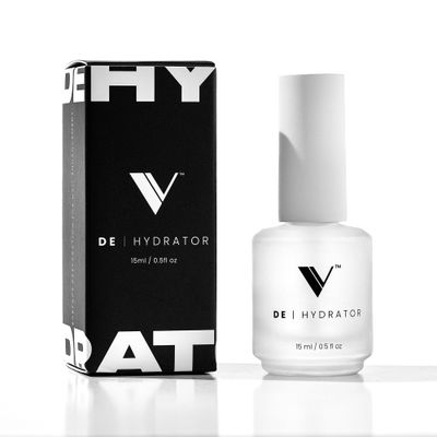 V Beauty Pure Nail Dehydrator - Easy-to-Use Dehydrator Nail Prep for Nail Plates Removes Moisture &amp; Oils - Nail Bond Primer for Nail Polish, Gel &amp; Acrylic, Salons &amp; Home Manicures &amp; Pedicures, 15 ml