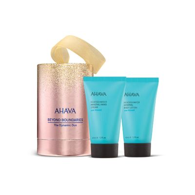 AHAVA The Dynamic Duo Gift Set - Includes Mineral Body Lotion Sea-Kissed &amp; Mineral Body Lotion Sea-Kissed 2 x 1.3 Fl.Oz