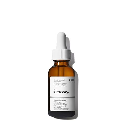 The Ordinary Ascorbyl Glucoside Solution 12, Vitamin C Serum for Even Skin Tone and Antioxidant Protection, 1 Fl Oz