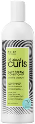All About Curls Daily Cream Conditioner Essential Moisture for All Curly Hair Types | Strengthens | 3X Resistance to Breaking | Cruelty-Free &amp; Sulfate-Free, 15 Fl Oz