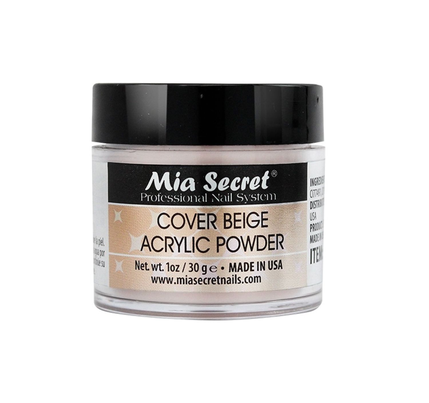 Mia Secret Acrylic Nail Powder (1oz; Cover Beige)