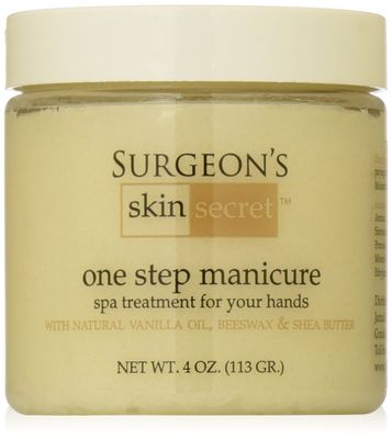 Surgeons Skin Secret One Step Manicure/Pedicure 4oz. - Vanilla